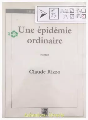 Couverture du produit · Une epidemie ordinaire
