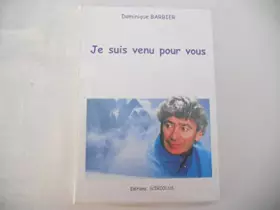 Couverture du produit · Je suis venu pour vous