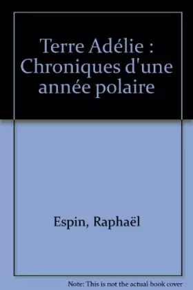 Couverture du produit · Terre Adélie