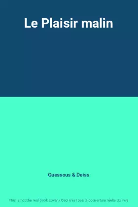 Couverture du produit · Le Plaisir malin