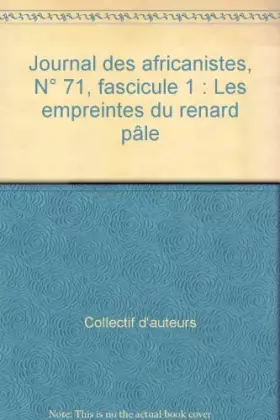 Couverture du produit · EMPREINTES RENARD PALE. 71 (1) 2001