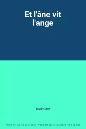 Couverture du produit · Et l'âne vit l'ange