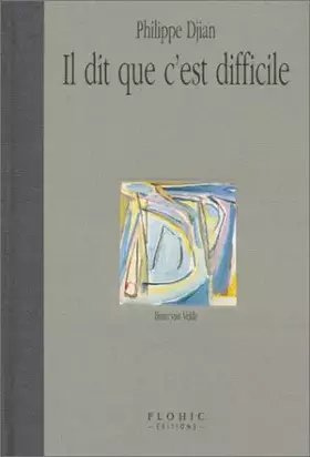 Couverture du produit · Il dit que c'est difficile