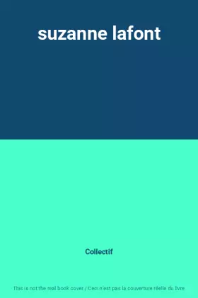 Couverture du produit · suzanne lafont