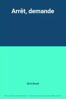 Couverture du produit · Arrêt, demande