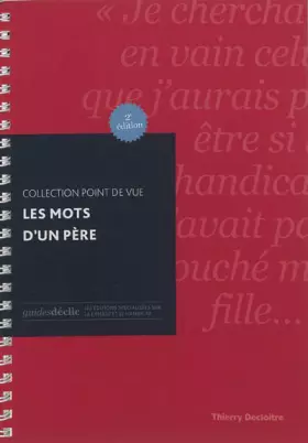 Couverture du produit · Les mots d'un père