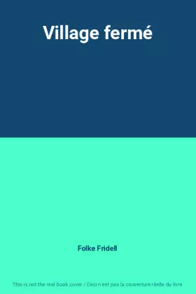 Couverture du produit · Village fermé