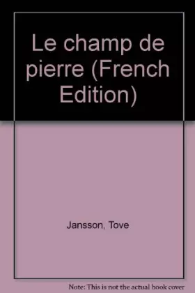 Couverture du produit · Le champ de pierre