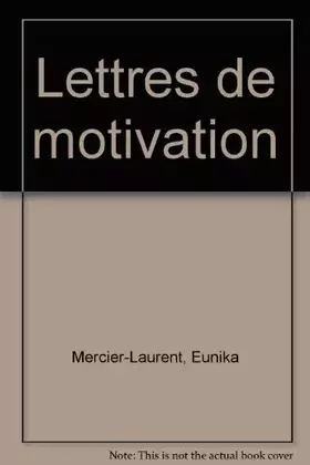 Couverture du produit · Lettres de motivation
