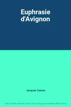 Couverture du produit · Euphrasie d'Avignon