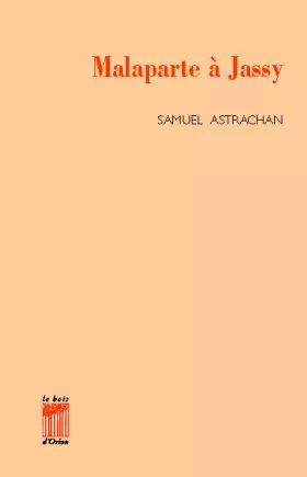 Couverture du produit · Malaparte à Jassy