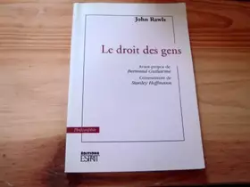 Couverture du produit · Le droit des gens
