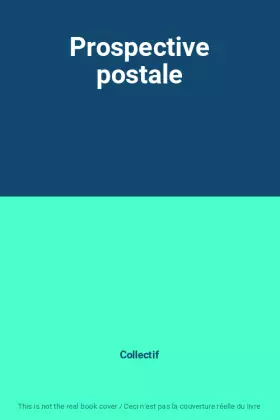 Couverture du produit · Prospective postale