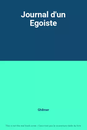 Couverture du produit · Journal d'un Egoiste