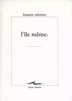 Couverture du produit · L' île même