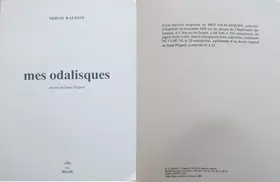 Couverture du produit · Mes Odalisques