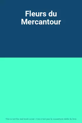 Couverture du produit · Fleurs du Mercantour