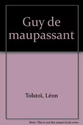 Couverture du produit · Guy De Maupassant