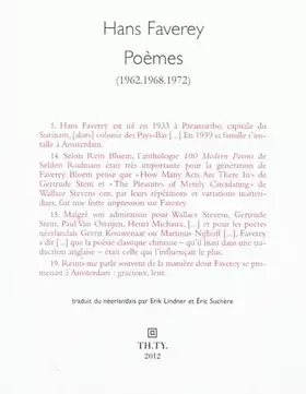 Couverture du produit · Poèmes