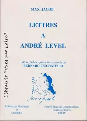Couverture du produit · Lettres à André Level