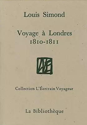 Couverture du produit · Voyage à Londres, 1810-1811