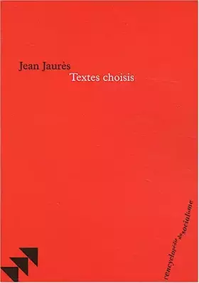 Couverture du produit · Textes choisis