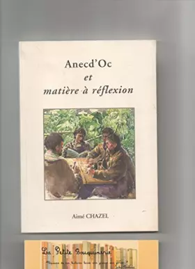 Couverture du produit · Anecd'Oc et Matière a Réflexion