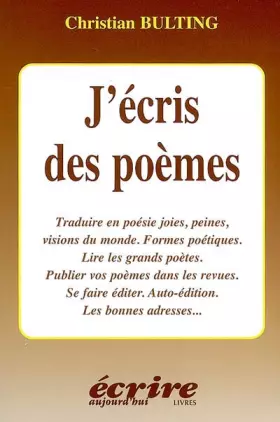 Couverture du produit · J'écris des poèmes