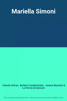 Couverture du produit · Mariella Simoni