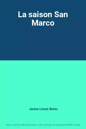 Couverture du produit · La saison San Marco