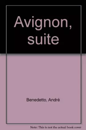 Couverture du produit · Avignon, suite