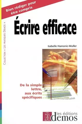Couverture du produit · Ecrire efficace
