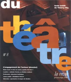 Couverture du produit · Du théâtre, tome 8