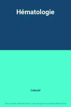 Couverture du produit · Hématologie