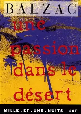 Couverture du produit · Une passion dans le désert