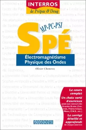 Couverture du produit · Electromagnétisme - Physique des ondes Spé MP-PC-PSI