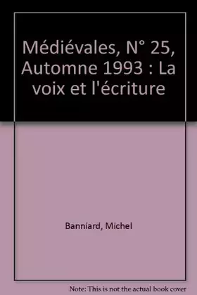 Couverture du produit · La Voix et l'écriture