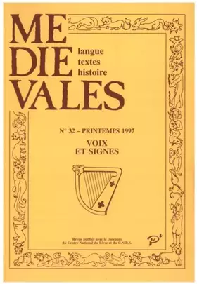 Couverture du produit · Voix et signes