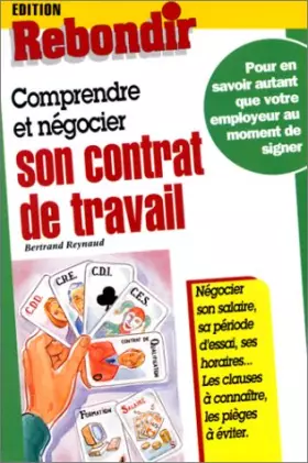 Couverture du produit · Comprendre et négocier son contrat de travail