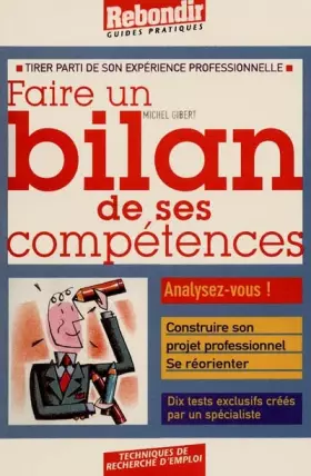 Couverture du produit · Faire un bilan de ses compétences, numéro 108