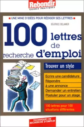 Couverture du produit · 100 lettres de recherche d'emploi