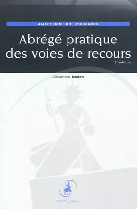 Couverture du produit · Abrégé pratique des voies de recours
