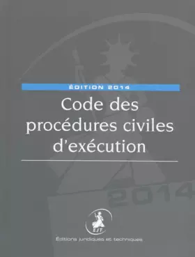 Couverture du produit · Code des procédures civiles d'exécution
