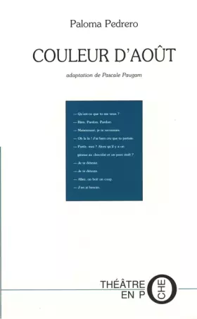 Couverture du produit · Couleur d'août