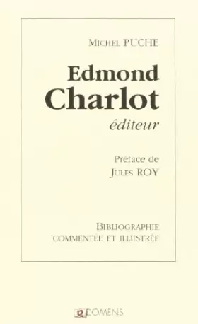 Couverture du produit · Edmond Charlot, éditeur