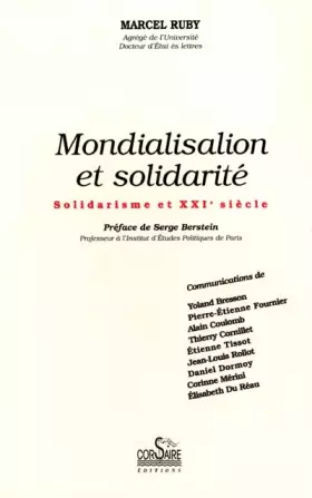 Couverture du produit · Mondialisation et Solidarité