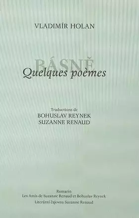 Couverture du produit · Quelques poèmes