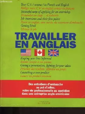Couverture du produit · Travailler en anglais