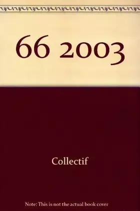 Couverture du produit · Archipel, n° 66 2003