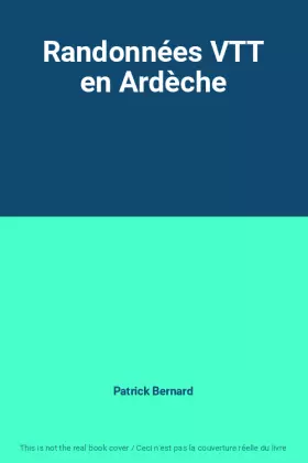 Couverture du produit · Randonnées VTT en Ardèche